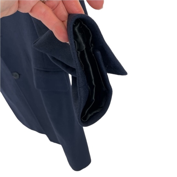 Cashmere Claudio Lugli Coat 46 Blue - Picture 14 of 15